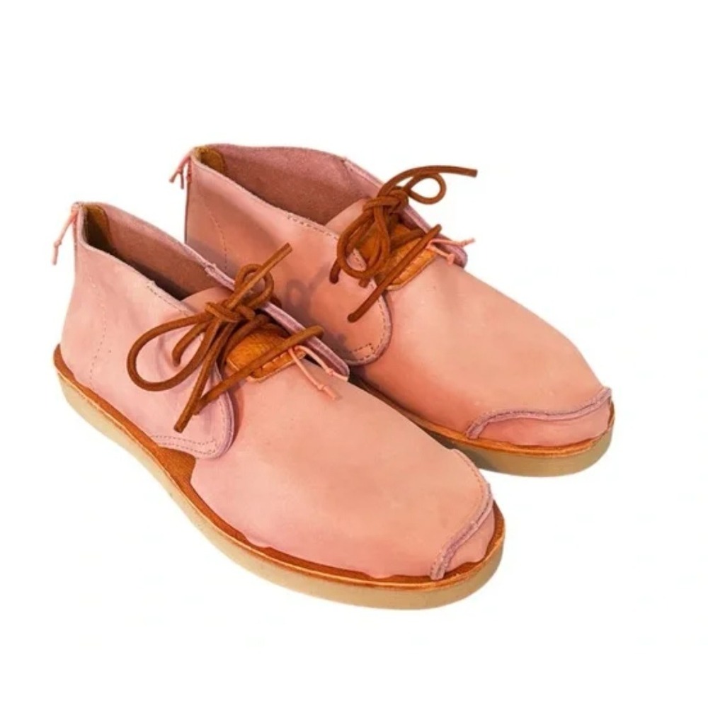 Satorisan Benirras Mid Astex‎ Size 8/39 Leather Lace-Ups Pink